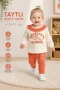Fitilli Penye Taytlı Bebek Takımı – 6-24 Ay