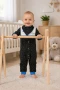 Fular Detaylı Bebek Tulumu – 3/12 Ay