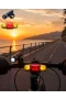 Bisiklet LED Far Seti – Beyaz Ön Far ve Kırmızı Arka Stop Işığı