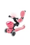 Globber Go Up Baby 360 Scooter (ışıklı) Koyu Pastel Pembe
