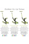 Globber Go Up Deluxe Scooter (ışıklı) Mint Yeşili