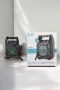1283 Kablosuz Bluetooth Hoparlör 6.5 İnç 15W Şarj Edilebilir Taşınabilir Ses Sistemi