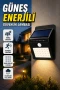 Güneş Enerjili 144 LED Hareket Sensörlü Dış Mekan Güvenlik Lambası