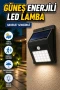 Güneş Enerjili 180 LED Hareket Sensörlü Dış Mekan Bahçe Aydınlatma Lambası