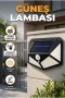 Güneş Enerjili Hareket Sensörlü LED Duvar Lambası | Bahçe Balkon Garaj Aydınlatma
