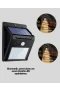 Hareket Sensörlü Solar LED Duvar Lambası 4 Modlu Güvenlik Aydınlatması