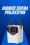 Android İşletim Sistemli HD Projeksiyon Cihazı – Tripodlu, 32 GB Hafızalı ve Dahili Hoparlörlü