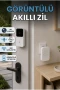 HD Görüntülü Akıllı Wi-Fi Kapı Zili Beyaz Çift Yönlü Sesli Kamera Sistemi