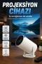 130 İnç Full HD 4K Uyumlu HDMI USB Girişli Kablosuz Projeksiyon Cihazı