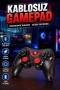 Kablosuz Bluetooth Gamepad Ergonomik Tasarım Düşük Gecikmeli Titreşimli Oyun Kolu