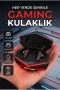 Kablosuz Bluetooth 5.0 Gaming Kulaklık – IPX4 Suya Dayanıklı Mikrofonlu Kulak İçi Tasarım