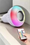 Kablosuz Bluetooth Led Lambalı Hoparlör Dekoratif Akıllı Ampul Tasarımlı