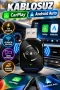 Kablosuz CarPlay ve Android Auto Adaptörü – Otomatik Eşleşme ve Tak Çalıştır