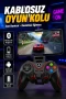 Bluetooth Kablosuz Gamepad – Android, TV ve Bilgisayar Uyumlu Oyun Kolu