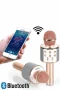 Karaoke Mikrofonlu Bluetooth Hoparlör SD USB AUX Girişli Taşınabilir Ses Sistemi