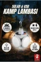 Katlanabilir 5 Kanatlı Solar ve USB Şarjlı Askılı Kamp Lambası 45 LED