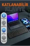 Katlanabilir Bluetooth Klavye – 3 Cihaz Destekli Kablosuz Taşınabilir