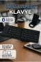 Katlanabilir Bluetooth Klavye Kompakt ve Taşınabilir Tam Boy Tuş Dizilimi
