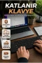 Katlanabilir Bluetooth Klavye – Telefon, Tablet ve Laptop Uyumlu Kablosuz Klavye