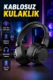 Katlanabilir Kablosuz Bluetooth Kulak Üstü Kulaklık – Güçlü Bas ve Ayarlanabilir Tasarım