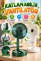 Katlanabilir Mini Fan Telefon Tutucu Vantilatör 3 Hız Ayarlı