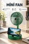 Katlanabilir Şarjlı Mini Fan – 3 Kademeli Hız, USB Şarjlı Taşınabilir Tasarım