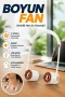 Katlanabilir USB Şarjlı Asılabilir Mini Fan 3 Kademeli Sessiz Kişisel Serinletici