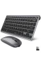 KB02 Kablosuz Bluetooth Klavye Mouse Seti – Bluetooth 5.0 ve 2.4G, Şarjlı, Sessiz Kullanım
