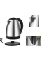 1.8 L Paslanmaz Çelik Elektrikli Su Isıtıcısı Inox Kettle 2000 W