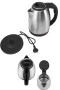 1.8 L Paslanmaz Çelik Elektrikli Su Isıtıcısı Inox Kettle 2000 W