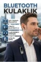 Klipsli Çift Telefon Bağlantılı Kablosuz Bluetooth Kulaklık Eller Serbest Görüşme