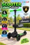 L52IN1-BK LAMBORGHİNİ LİSANSLI KATLANIR OTURAKLI IŞIKLI SCOOTER SİYAH