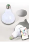 Bluetooth Hoparlörlü LED Lamba – Uzaktan Kumandalı Akıllı Ampul E27