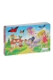 LC073 Laço, Orta Boy Frame Boyamalı Puzzle 9 Model