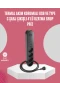4 Prizli Akım Korumalı Çoklu Priz – 2 USB, 1 Type-C, LED Anahtar ve 2 Metre Kablo