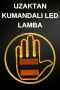 Uzaktan Kumandalı 176 LED El İşareti Araç Camı Sinyal Işığı Amber