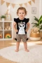 Leopar ve Kedi Baskılı Bebek Takımı – 9/24 Ay