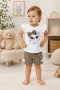 Leopar ve Kedi Baskılı Bebek Takımı – 9/24 Ay