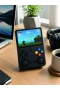 M21 Atarİ Taşınabilir Retro Oyun Konsolu Çift Analog Joystick IPS Ekran Linux Sistem