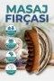 Ahşap Desenli Ergonomik Masaj ve Banyo Temizlik Fırçası