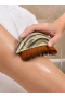 Ahşap Desenli Ergonomik Masaj ve Banyo Temizlik Fırçası