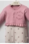 Moi Noi Flowers Şapkalı Tulum Mnb1263 Mürdüm