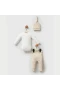 Moi Noi Kokina Şapka Body Pantolon Mnb5334 Bej