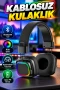 MT965 Kablosuz RGB Işıklı Katlanabilir Bluetooth 5.3 Kulak Üstü Kulaklık