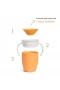 Munchkin Mucize 360° Alıştırma Bardağı 6 Ay+ 207 Ml Turuncu