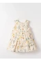 Nk Sunflower Elbise 71603 Krem
