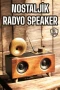 Nostaljik Gramofon Tasarımlı Bluetooth Stereo Speaker Çift Hoparlörlü 3D Ses Sistemi