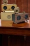 Nostaljik Gramofon Tasarımlı Bluetooth Stereo Speaker Çift Hoparlörlü 3D Ses Sistemi