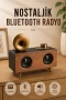 Ahşap Tasarımlı Nostaljik Radyo – Bluetooth, FM/AM/SW, SD Kart ve AUX