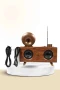 Ahşap Tasarımlı Nostaljik Radyo – Bluetooth, FM/AM/SW, SD Kart ve AUX